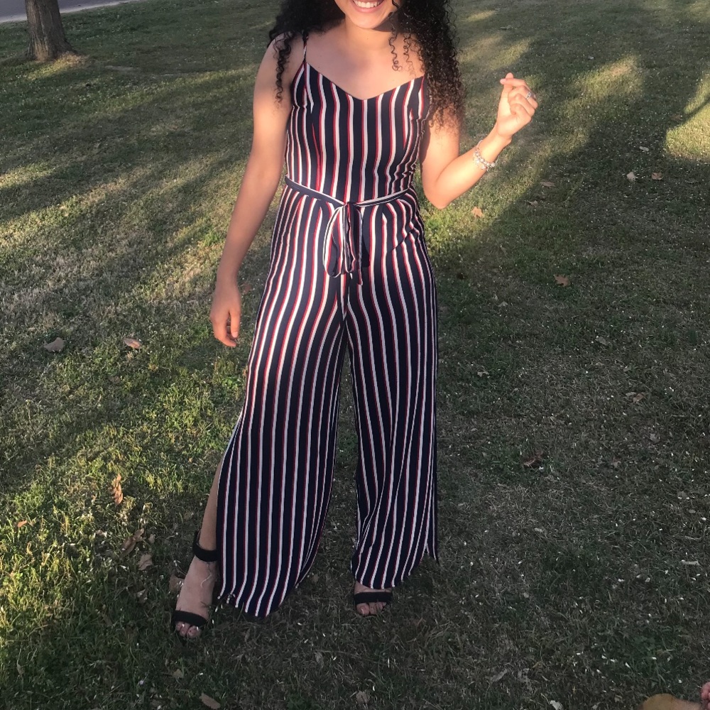 Stripped jumpsuit